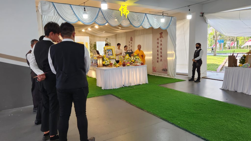 hdb void deck buddhist funeral setup done by solace bereavement services