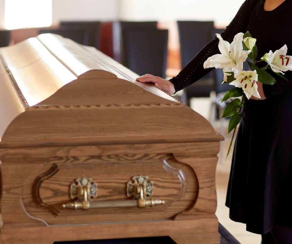 Casket design provided by solace bereavement