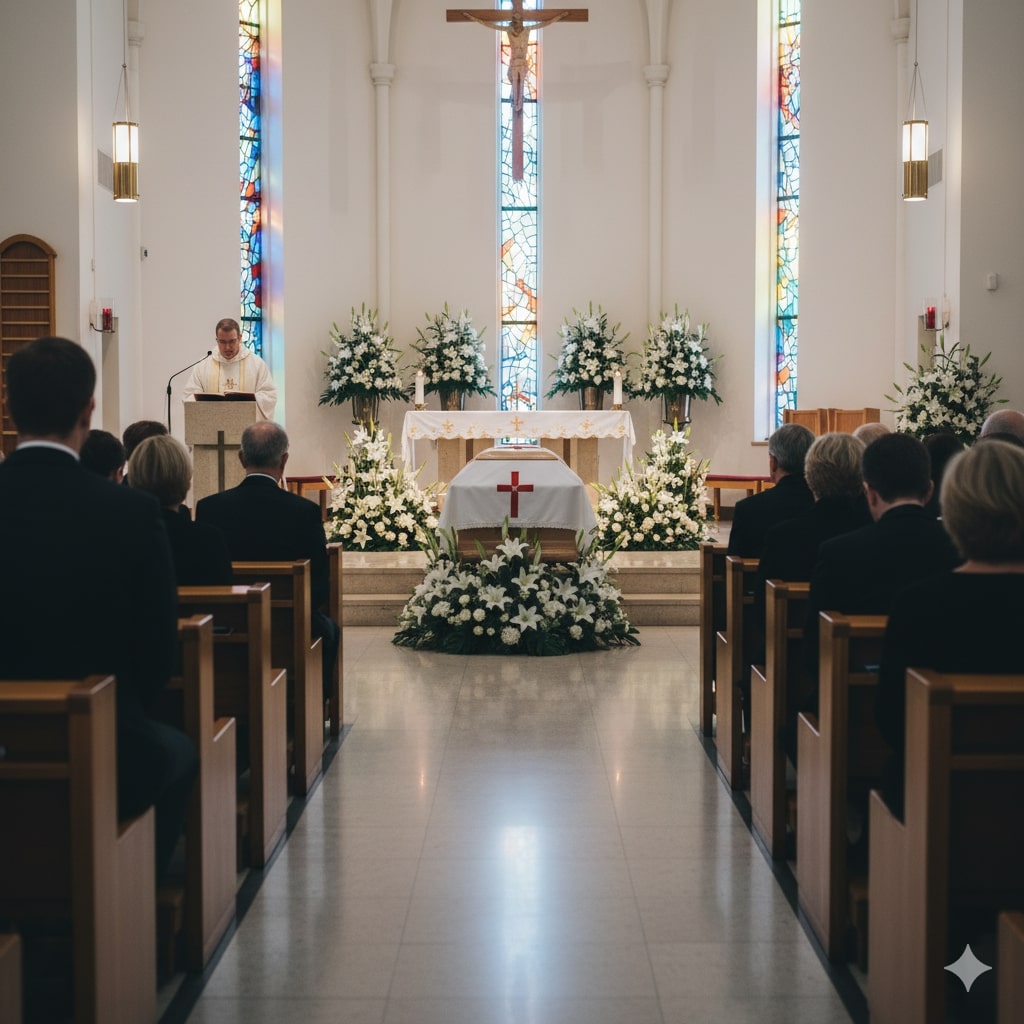 church remembrance for christian funeral in singapore